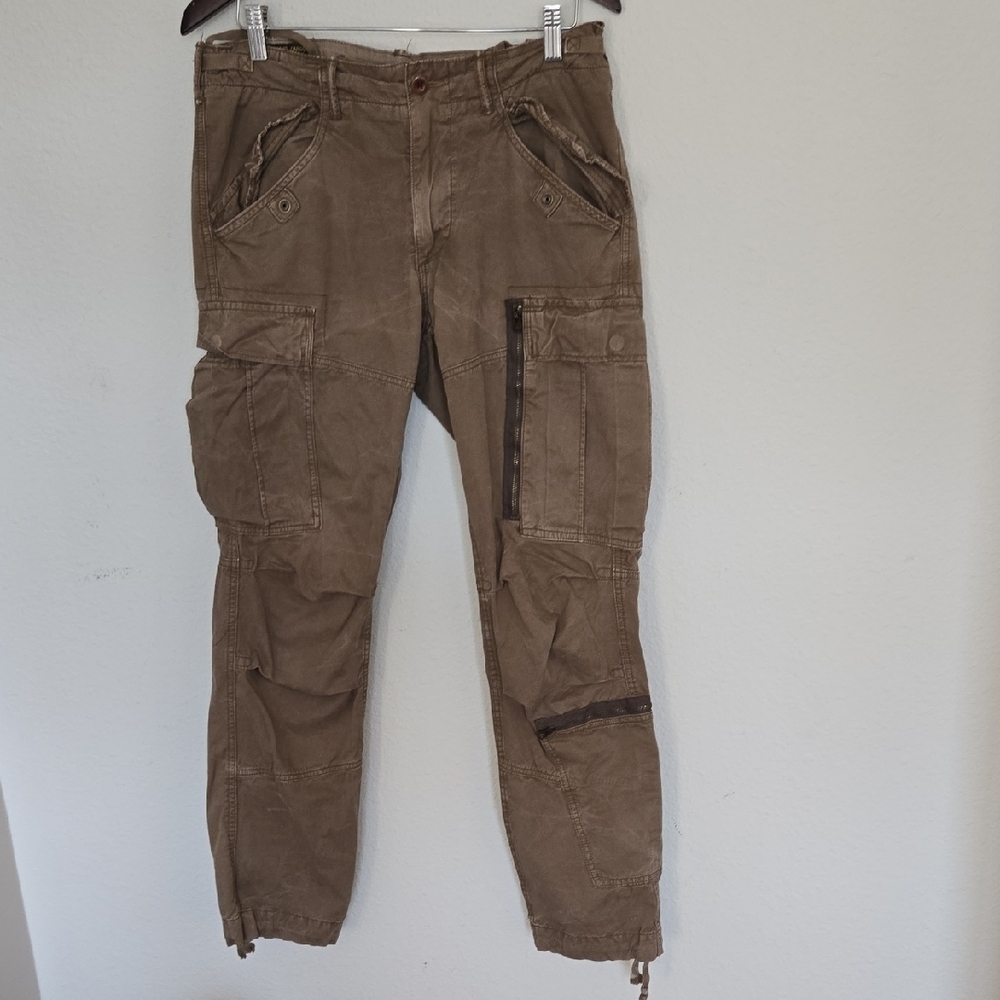 Polo Ralph Lauren Men's Brown Cargo Straight Fit Pants 32×32